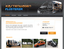 Tablet Screenshot of kastenwagenfluesterer.de